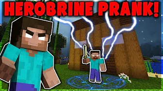 Prank Wars #11: HIDKALDER HEROBRINE PRANK!!