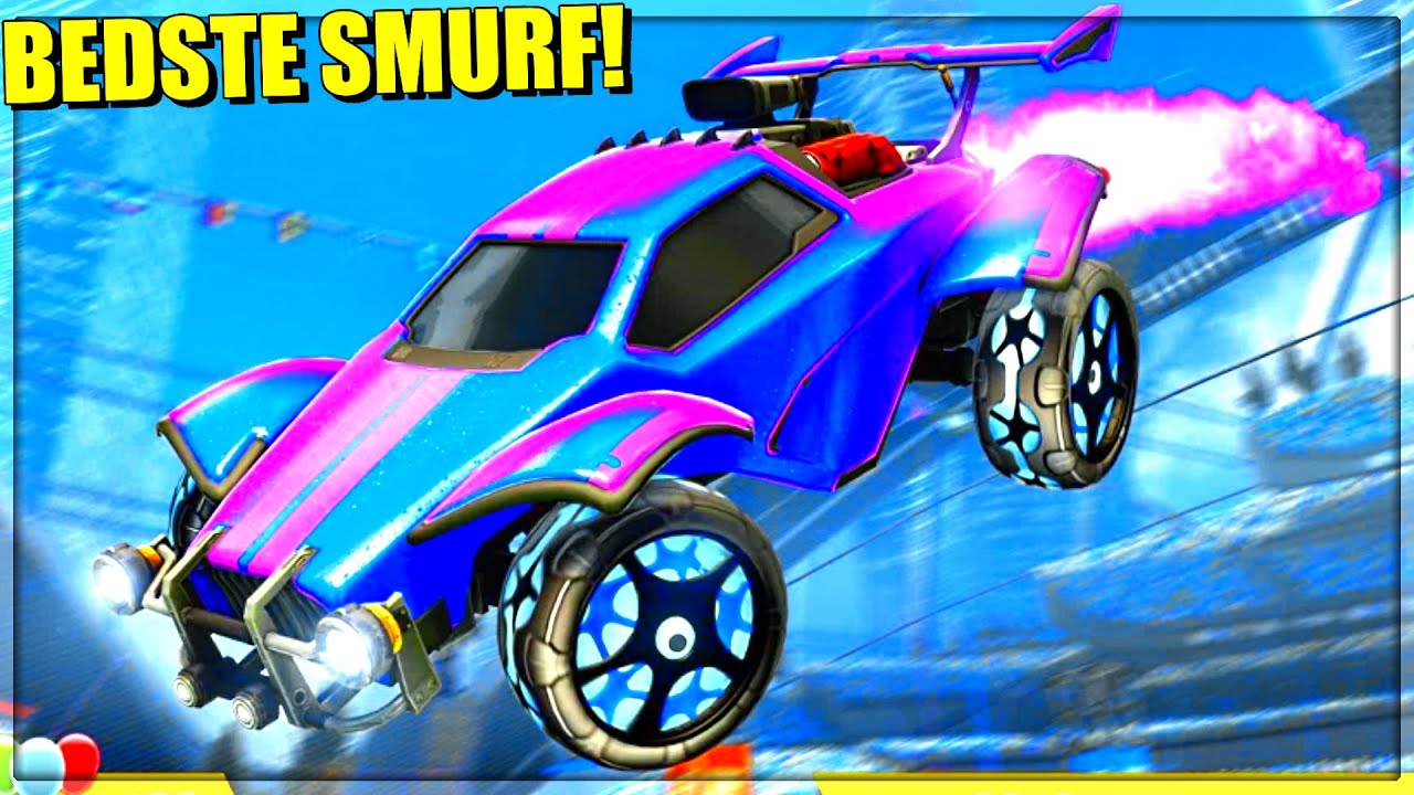 DEN BEDSTE SMURF JEG HAR MØDT I ROCKET LEAGUE!! - (Med TrierGaming)