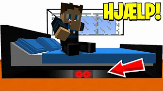 Der Er Et Monster Under Min Seng I Minecraft!