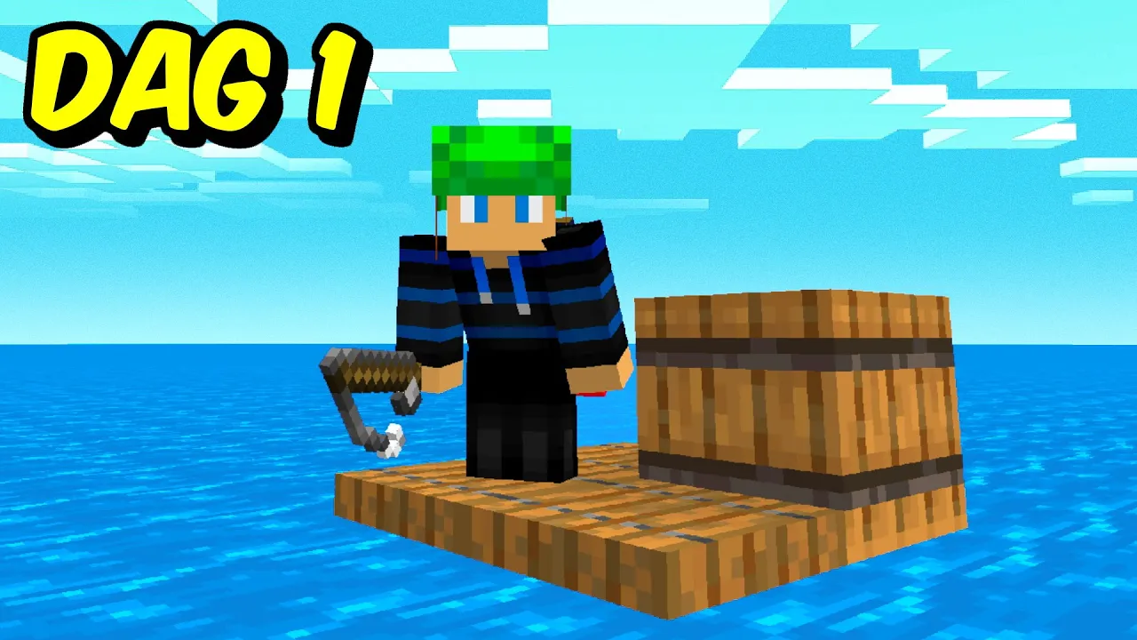 Kan Jeg Overleve På En RAFT I Minecraft?