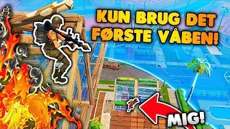 Kan man vinde et Fortnite Game med det første våben man finder?
