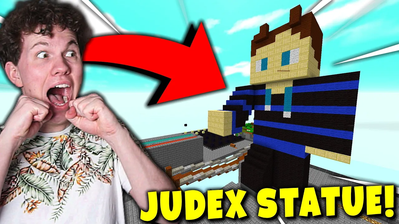 JEG BYGGER EN KÆMPE JUDEX STATUE PÅ MIN Ø!! - [FireCraft]
