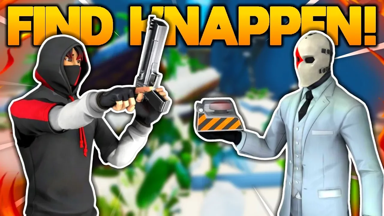 FIND THE BUTTON I FORTNITE!! - Dansk Fortnite