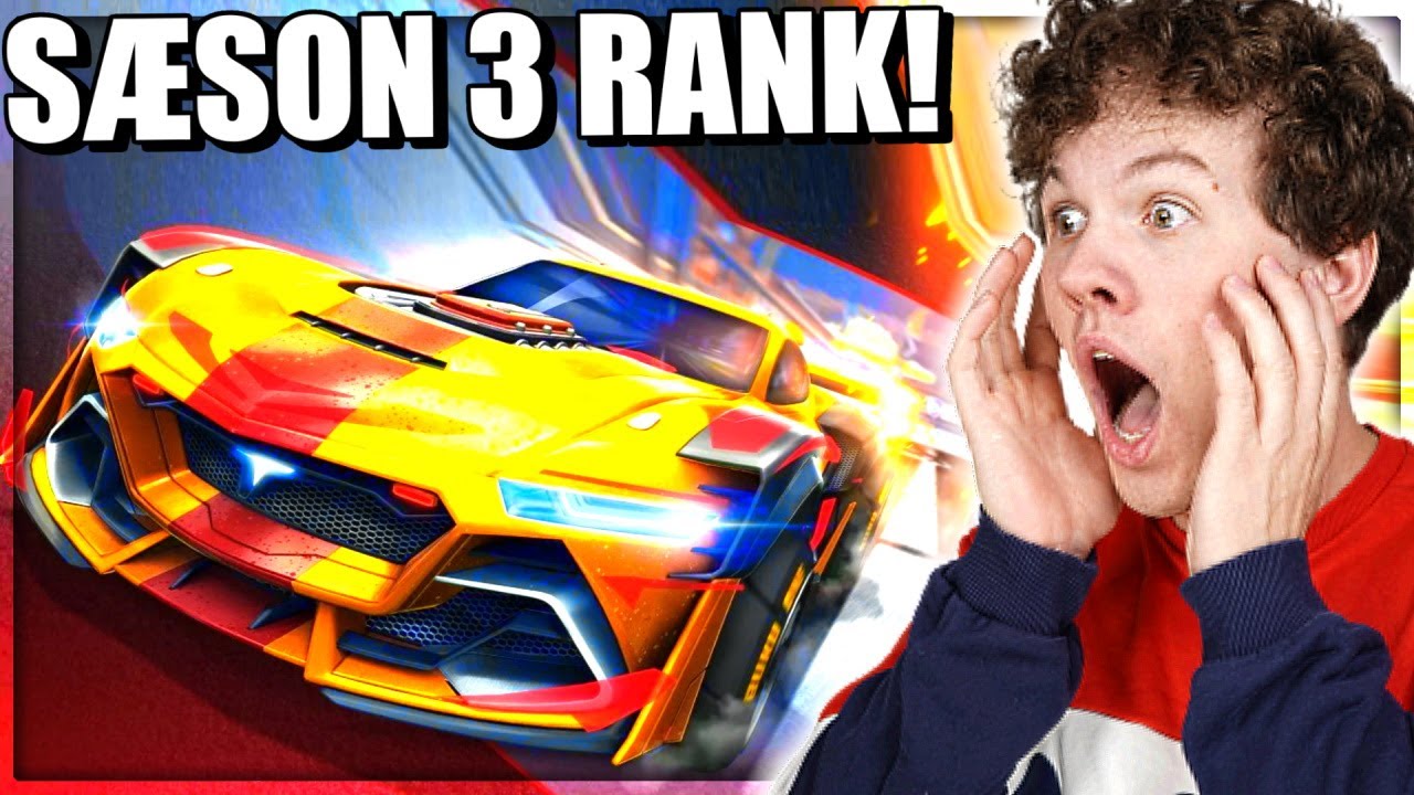 JEG FÅR MIN RANK I DEN HELT NYE SÆSON!! - Dansk Rocket League
