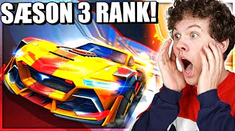 JEG FÅR MIN RANK I DEN HELT NYE SÆSON!! - Dansk Rocket League