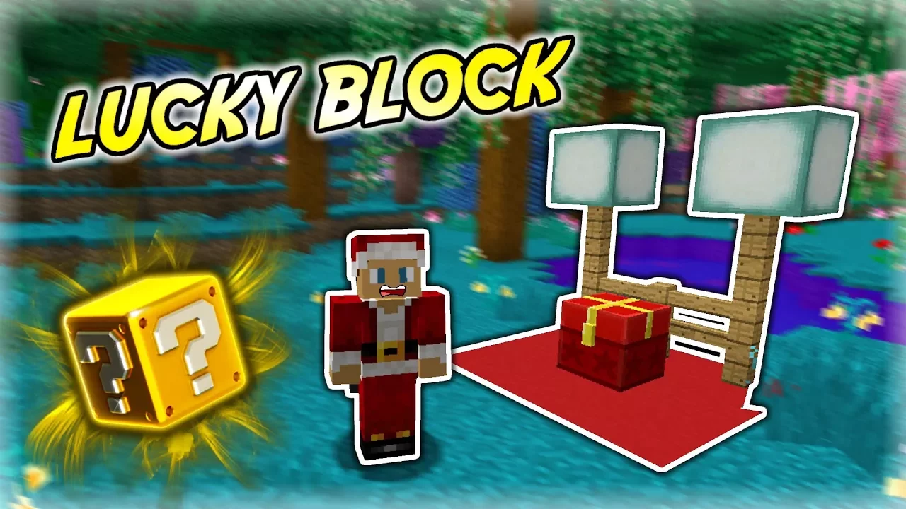 LUCKY BLOCKS #1 - VILDE BIOMES!!
