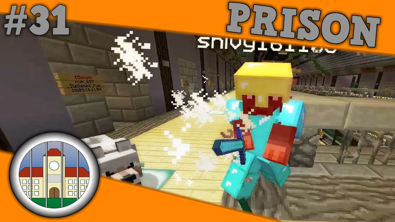 Dansk Minecraft - Prison Ep. 31 - SLÅS MOD VAGTER OG FANGER!