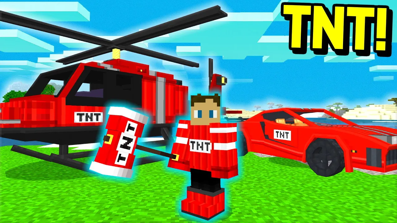 Jeg Kan Crafte ALTING Ud Af TNT I Minecraft!
