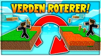 Minecraft Parkour men hvor mappet roterer...