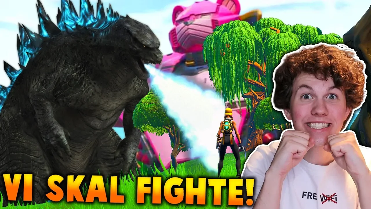 VI SKAL SLÅS IMOD MONSTERET OG ROBOTTEN!! (KÆMPE UPDATE!!) - Dansk Fortnite