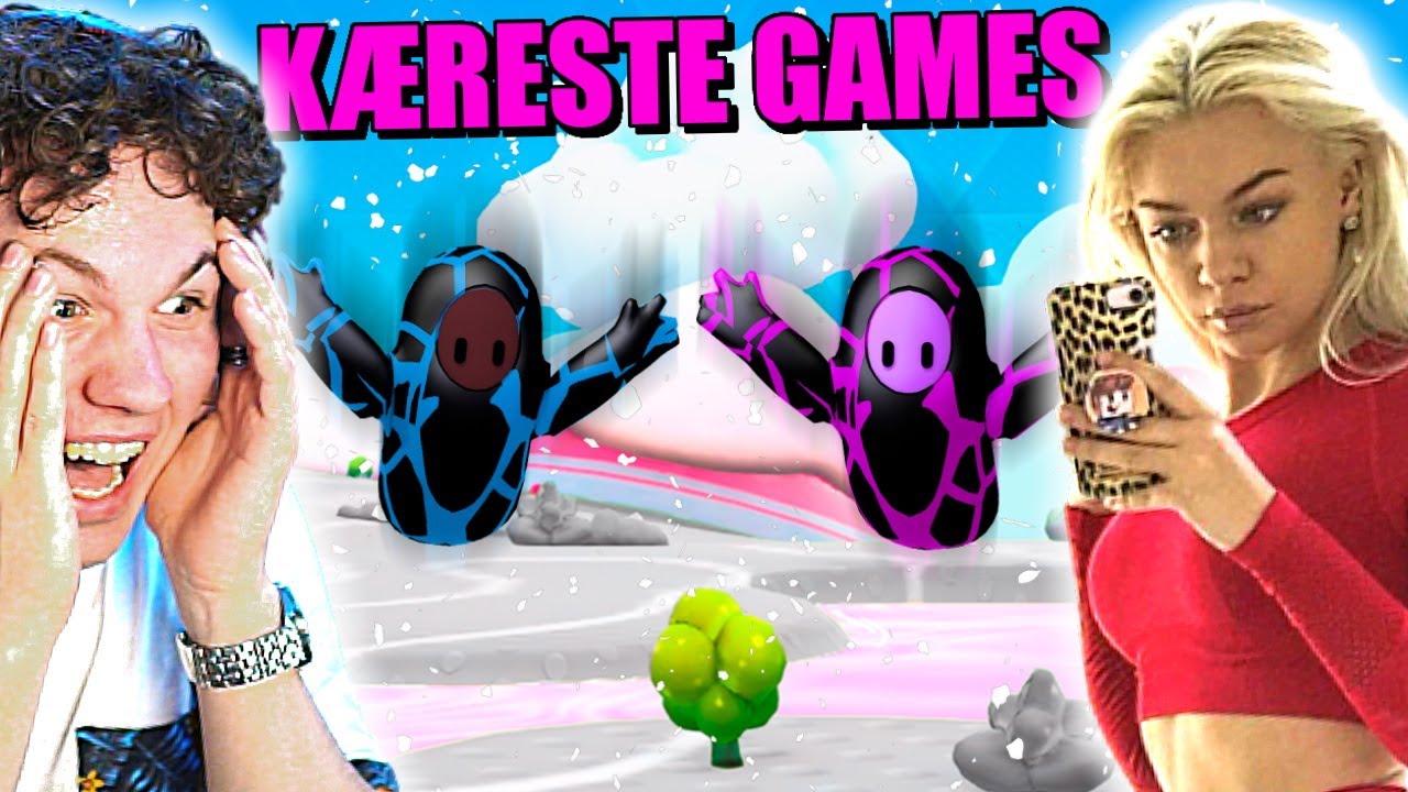 SJOVESTE KÆRESTEGAMES I FALL GUYS SÆSON 3!! - Dansk Fall Guys