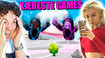 SJOVESTE KÆRESTEGAMES I FALL GUYS SÆSON 3!! - Dansk Fall Guys