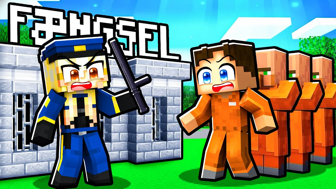 Jeg Flygter Fra Min Kærestes Fængsel I Minecraft!