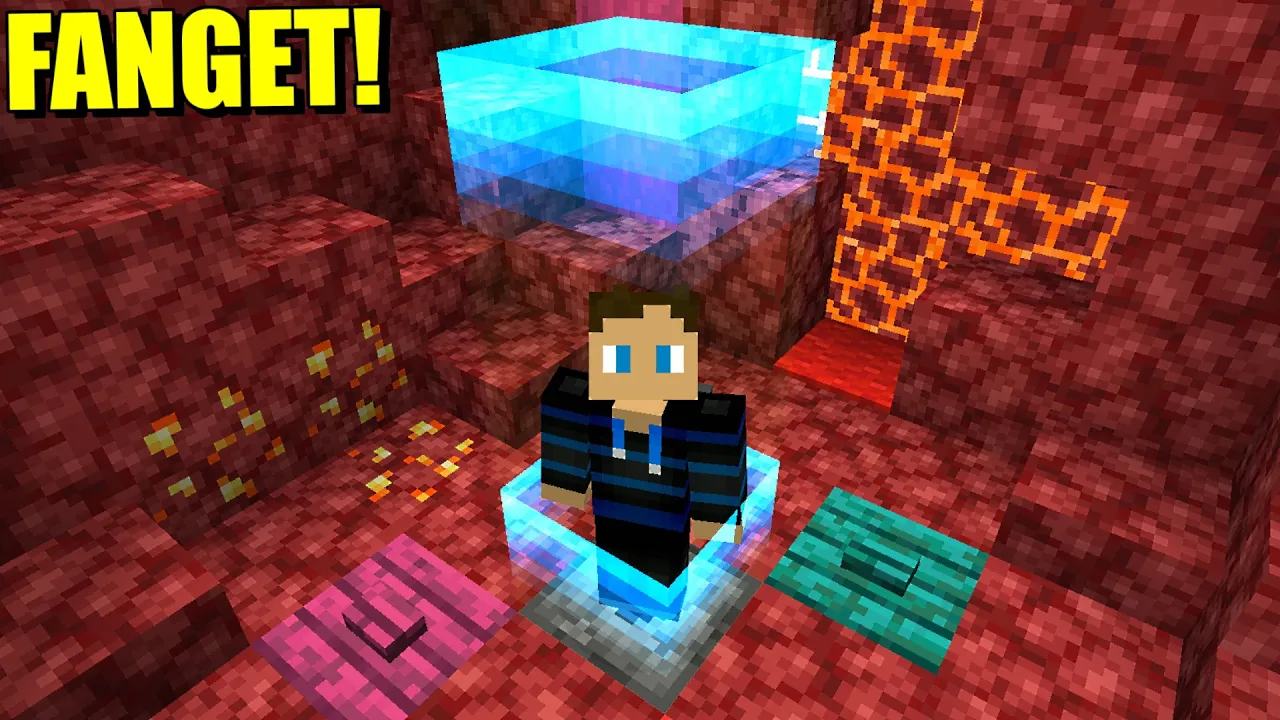 Kan jeg overleve i Nether imens jeg er FANGET af en Mini Border?