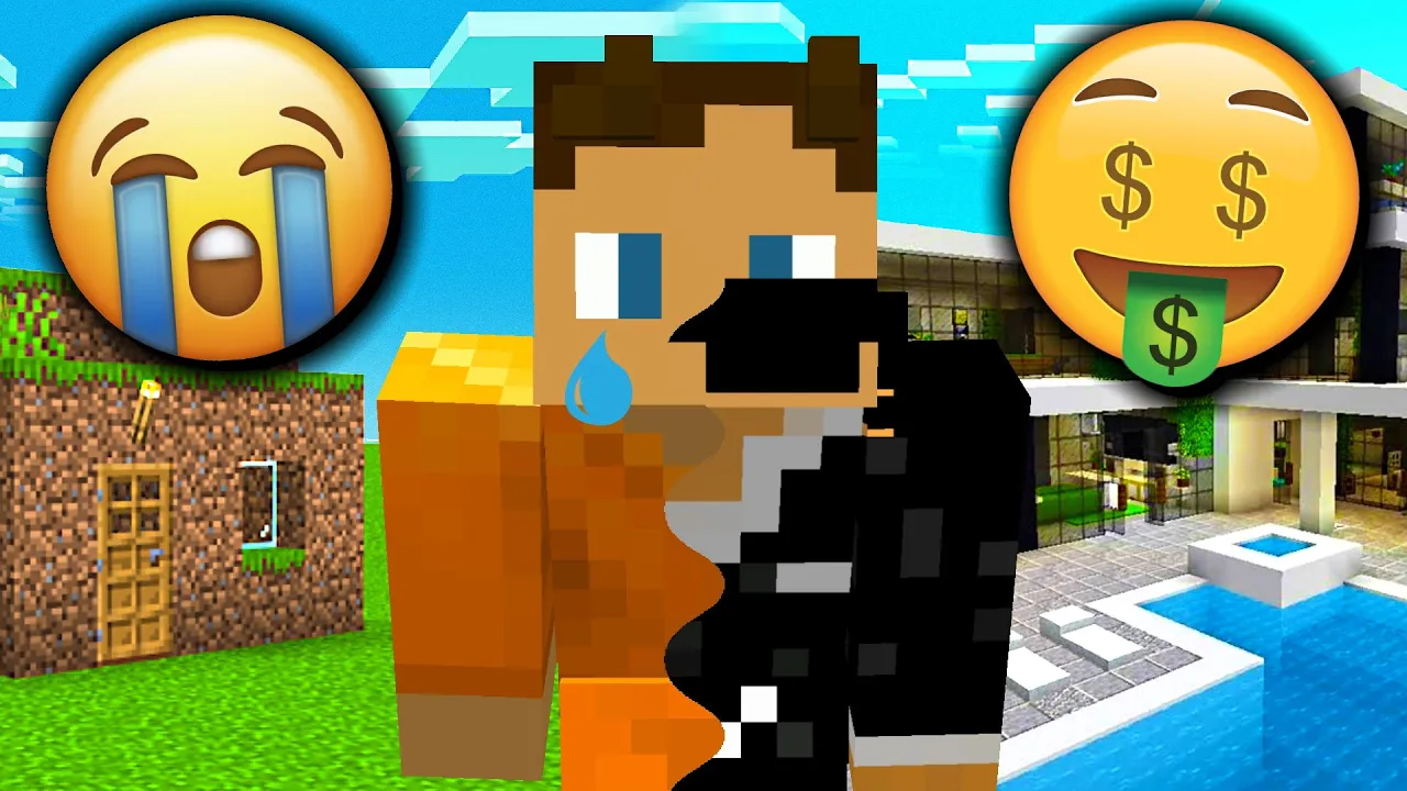 Går Fra BROKE Til MILLIONÆR I Minecraft!