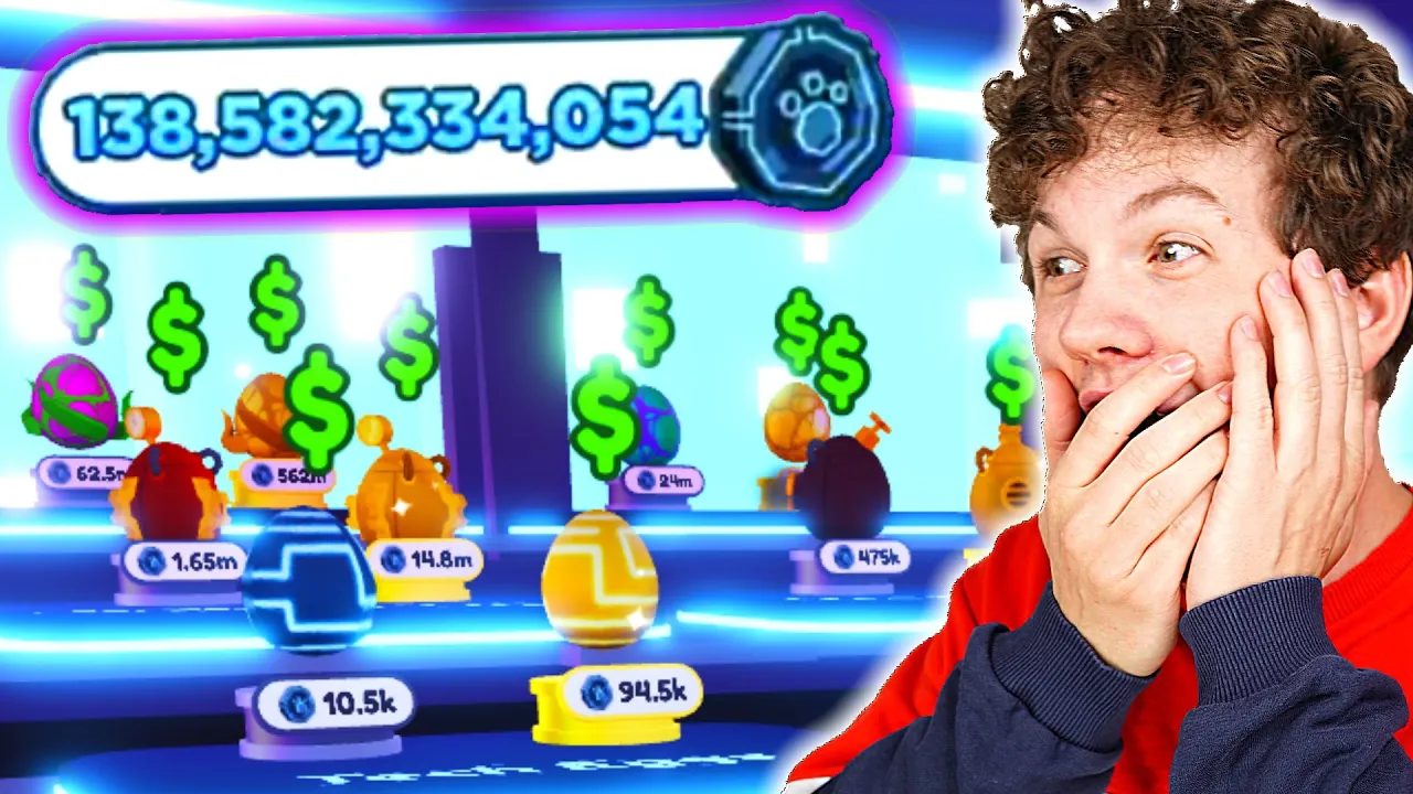 JEG ÅBNER ÆG FOR 140 MILLIARDER TECH COINS!! - Dansk Pet Simulator X #3