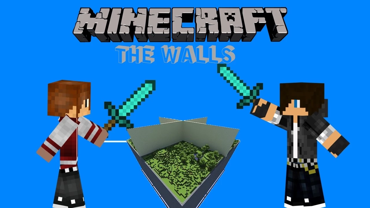 Minecraft MiniGame - The Walls Med Teddy!