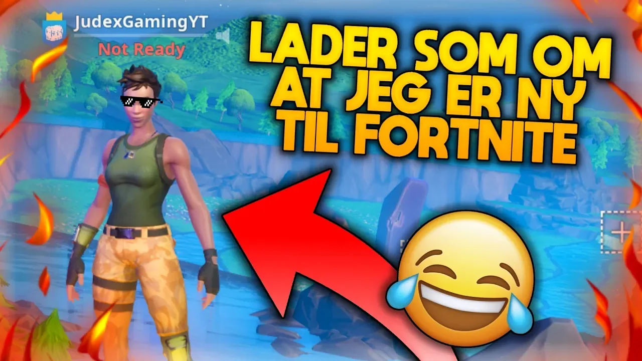 LILLE BARN KALDER MIG GOD!! - Fortnite Noob Trolling