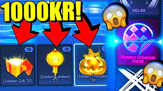 JEG ÅBNEDE DROPS FOR 1000KR OG FIK ET BLACK MARKET ITEM!! - Dansk  Rocket League