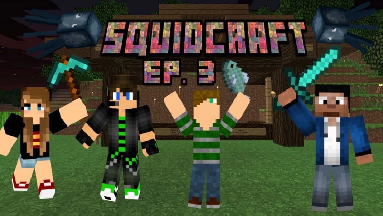 SquidCraft Ep. 3 - Kom her lille grissebasse:)
