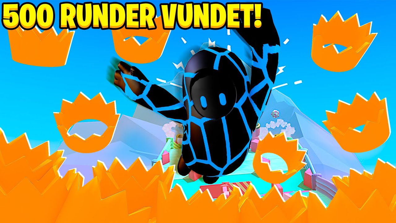 JEG HAR VUNDET 500 RUNDER!! - Dansk Fall Guys