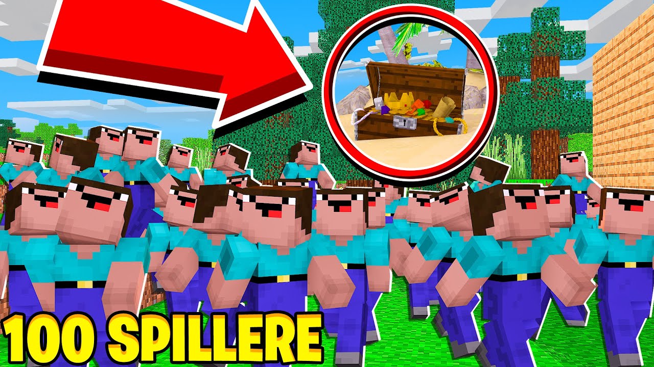 100 SPILLERE LEDER EFTER EN VILD SKAT PÅ MIT PLOT!! (GIK GALT!!) - Opprison #5