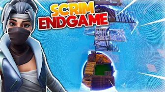 SCRIM ENDGAME MED FROZEN AZRAEL!! - Dansk Fortnite