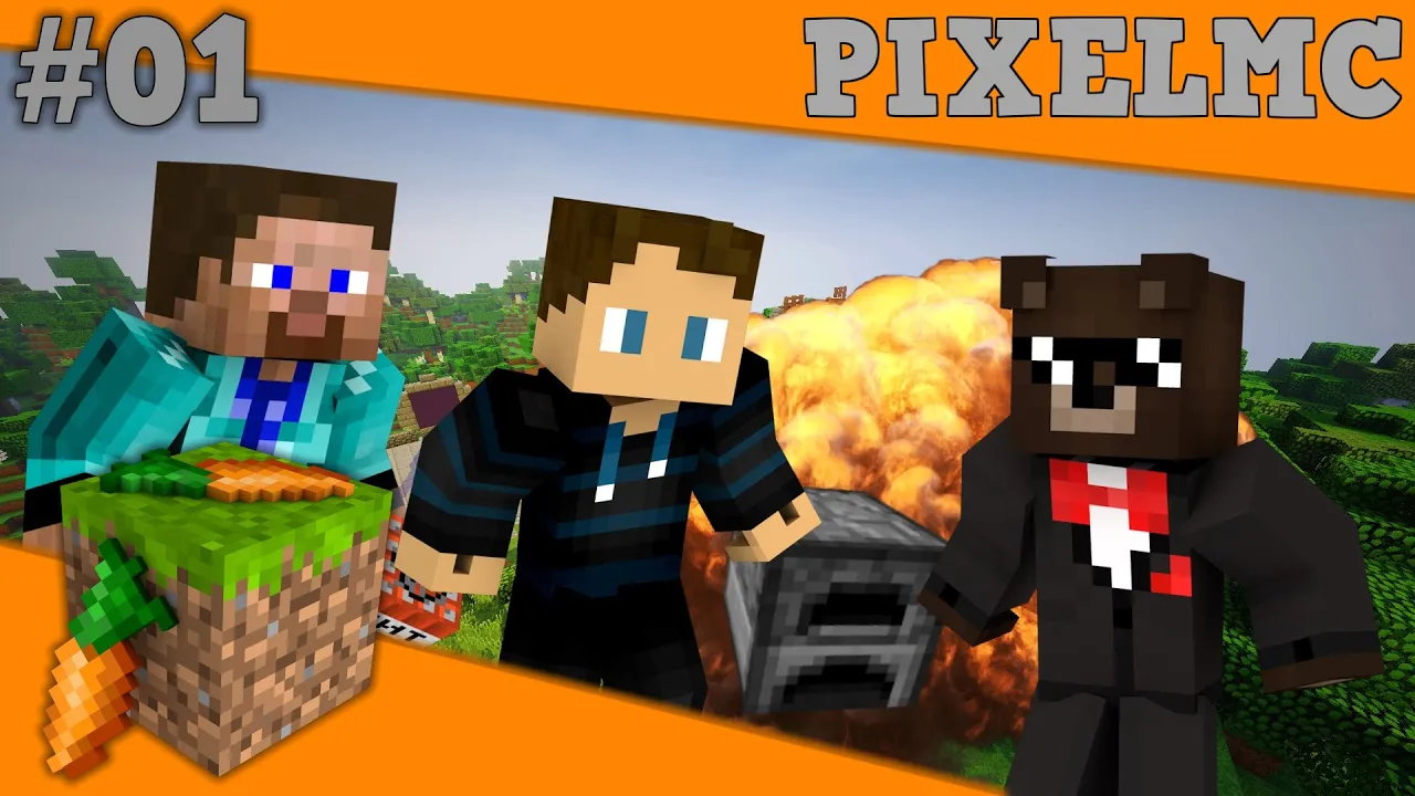 Dansk Minecraft - PixelMC #1 - SPRINGER ZOODA'S OVN!