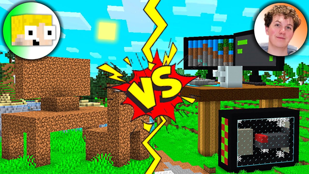 Hvem kan bygge det flotteste Setup i Minecraft? (Med TrierGaming)