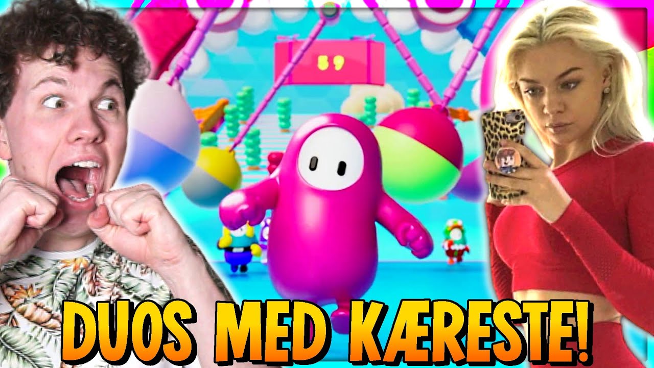 JEG SPILLER FALL GUYS DUOS MED MIN KÆRESTE!! - Dansk Fall Guys