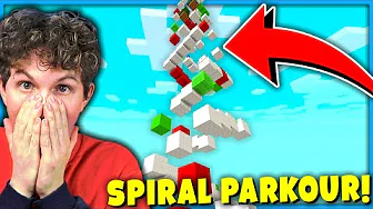 Jeg spillede et Hardcore Spiral Parkour Map og sådan gik det...