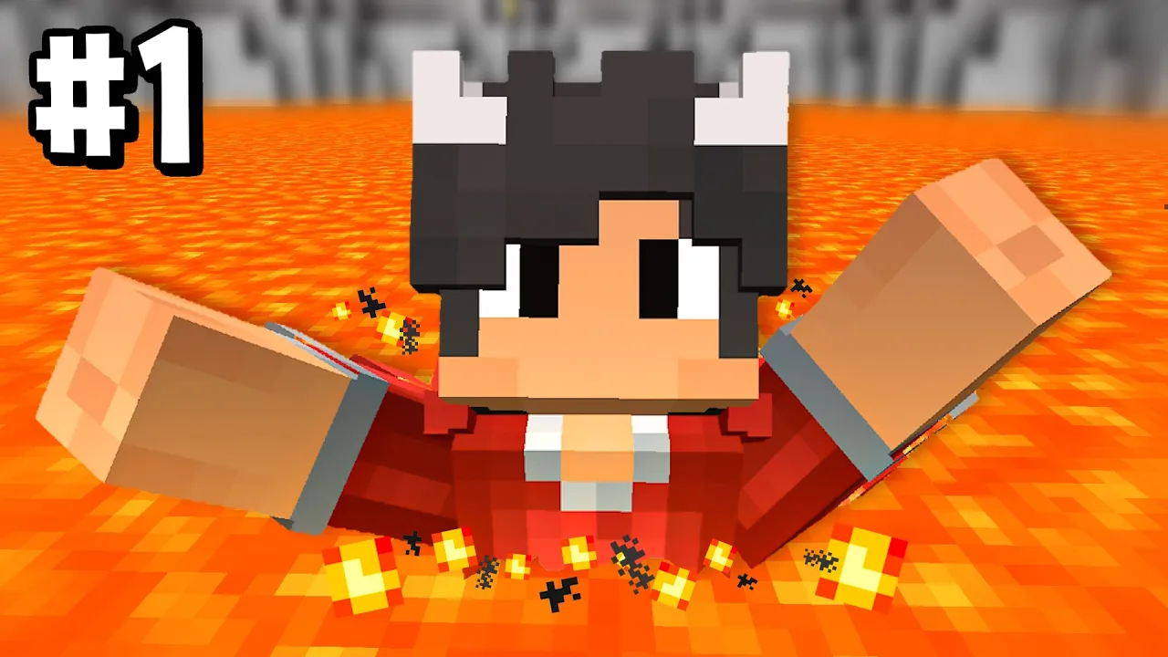 SHADYS FALDER I LAVAEN! - Minecraft Vulkanen #1