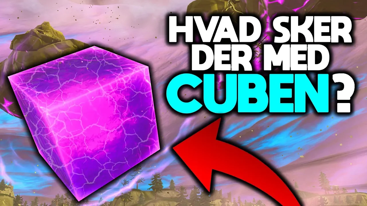 HVAD SKER DER MED CUBEN!? (LEAKEDE FILER + TEORIER!) - Dansk Fortnite