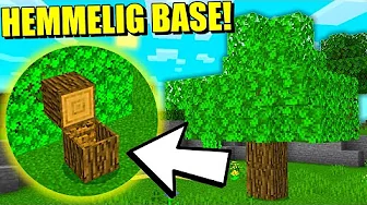 Jeg finder en Hemmelig Base under et Træ i Minecraft!
