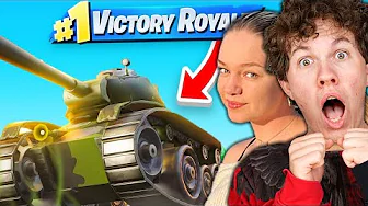 KAN VI VINDE I FORTNITES NYE TANK OPDATERING!? - Dansk Fortnite