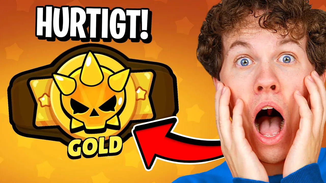 Videoen Stopper Først Når Rammer GOLD RANK i Brawl Stars!