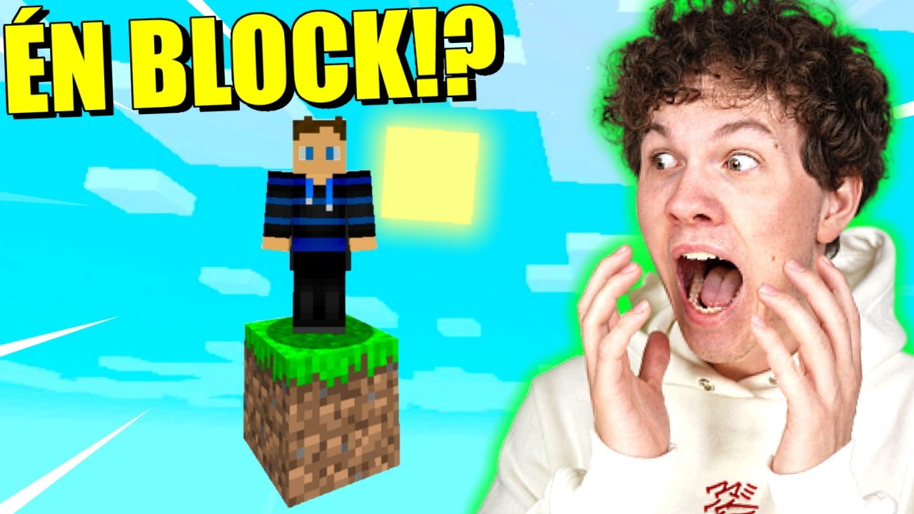 Kan jeg overleve på KUN 1 Block!? - Dansk One Block #1