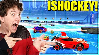 JEG PRØVER ISHOCKY I ROCKET LEAGUE FOR FØRSTE GANG!! - Dansk Rocket League