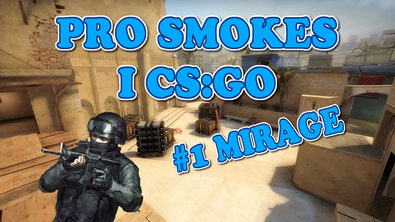 "Pro" smokes i CS:GO #1 - Mirage