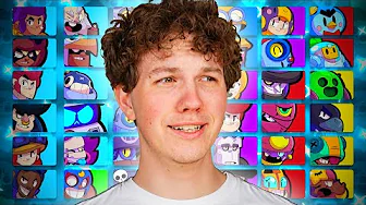Jeg Spiller 1 Game Med ALLE BRAWLERS i Brawl Stars!