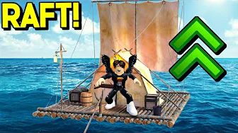 Jeg MAX Opgraderer Min Raft I Roblox!