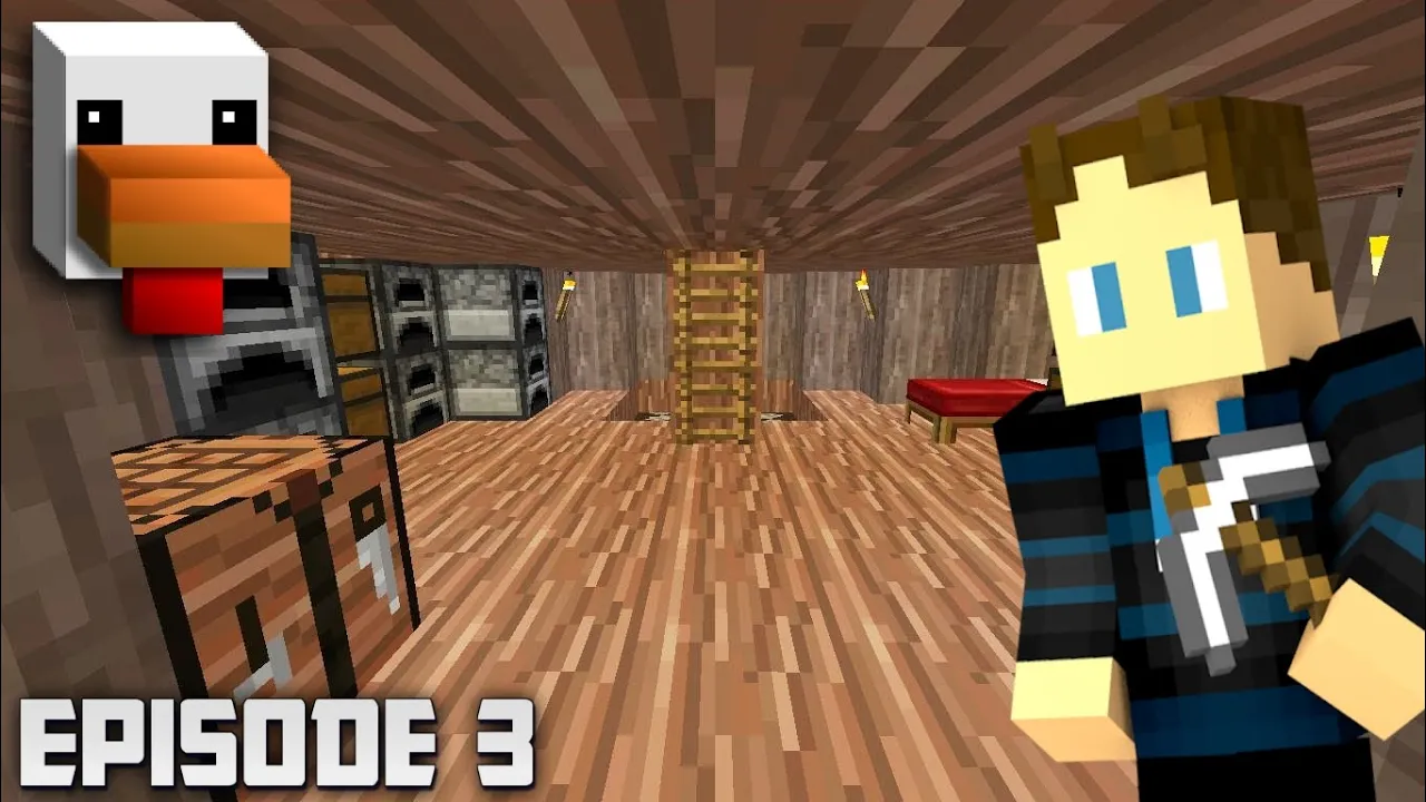 DuckCraft Modded Minecraft Ep. 3 - Vi starter forfra!