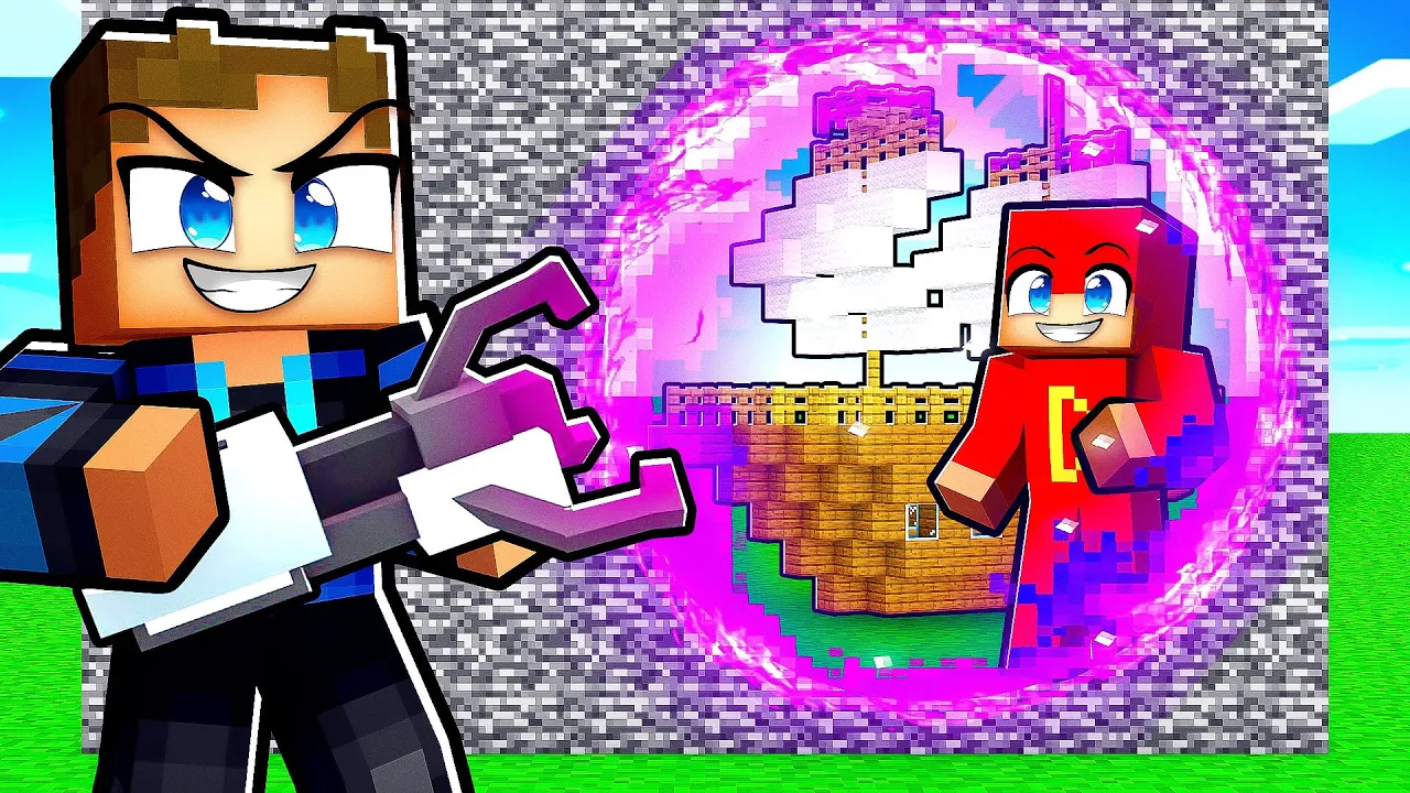 Jeg Snyder Doodie Med PORTALS i en Minecraft Byggekonkurrence!