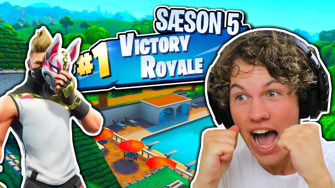 FÅR ET WIN I SÆSON 5!! - Dansk Fortnite