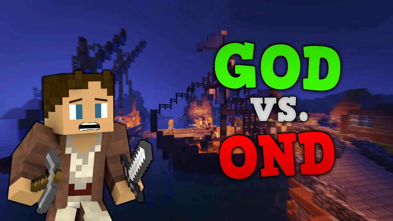 DE GODE VS. DE ONDE! - ArowCraft