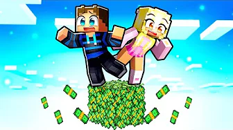 Kan Vi Overleve på en PENGE BLOCK i Minecraft?