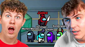 BLIVER IMPOSTER 2 GANGE IMOD KENDTE YOUTUBERE! (Among Us)