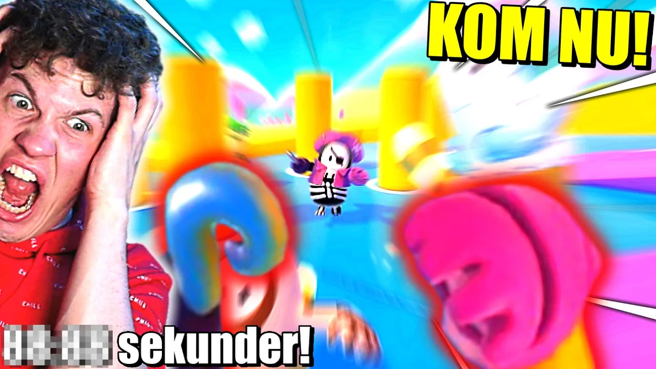 HVOR HURTIGT KAN JEG FÅ ET WIN!? (MIN REKORD!) - Dansk Fall Guys