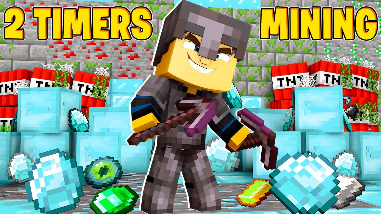 Jeg Miner 2 TIMER I TRÆK! - Minecraft Opprison