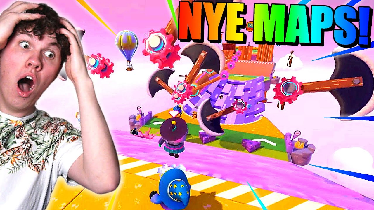 JEG SPILLER DE NYE MAPS I FALL GUYS SÆSON 2!! - Dansk Fall Guys